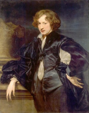 Zelfportret van Anthony van Dyck op ongeveer 20-jarige leeftijd